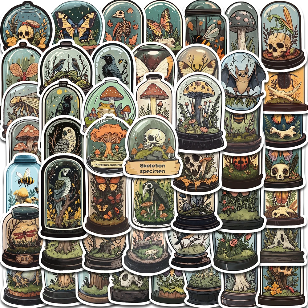 50PCS Cartoon VINYL Aufkleber Vintage Harajuku Laptop Sammelalbum Schlafzimmer Skateboard Telefon Sammelalbum Schlafsaal Wand Zimmer Bar Aufkleber