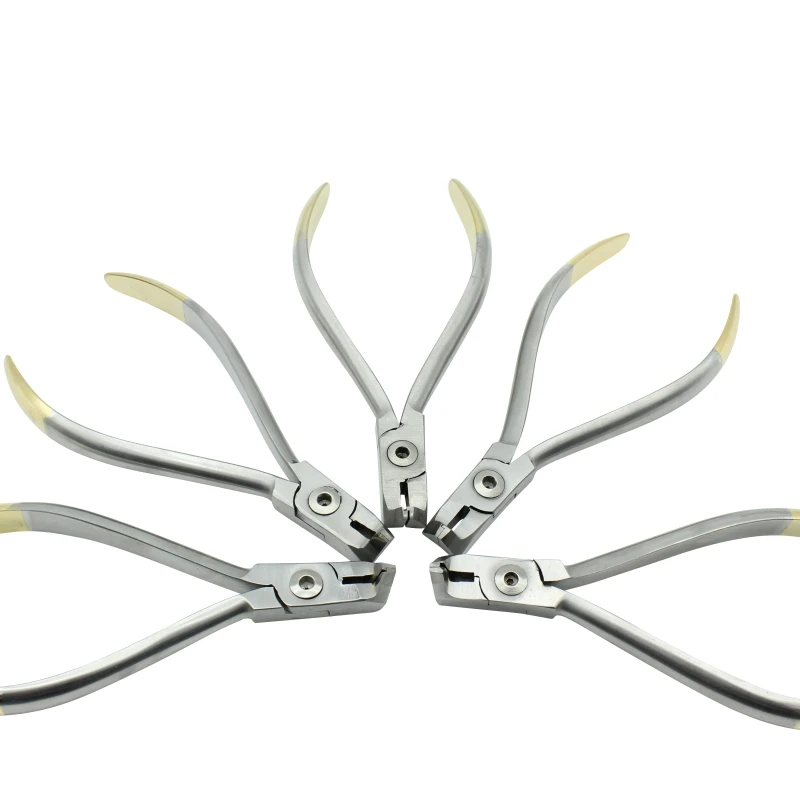 Alicate de corte de extremidade distal para odontologia, pinça dentária ortodôntica, fio de aço inoxidável, ferramentas de corte de filamento para dentista