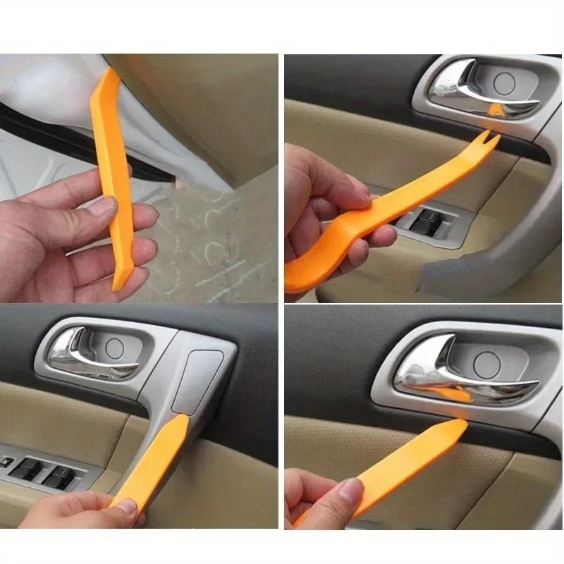 Herramienta de extracción de embellecedor de Panel de Clip de puerta automática, Kits de desmontaje de Audio de coche, instalador de desmontaje de navegación, extractor de clavos de automóvil
