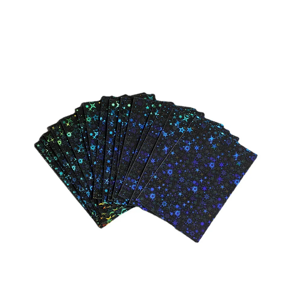 Laser Star 3 นิ้วการ์ดฟิล์ม Photocard ผู้ถือ Star Chasing การ์ดอัลบั้ม Double Layer กรณีป้องกันนักเรียน Self พิมพ์กรณีบัตร