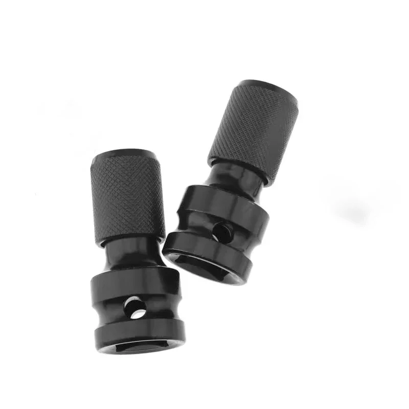 Schnellspanner, 1/2-Zoll-Vierkantantrieb auf 1/4 Zoll Sechskant-Innensechskant-Adapter, Konverter, Spannfutter-Adapter für Schlag- und Ratschenschlüssel
