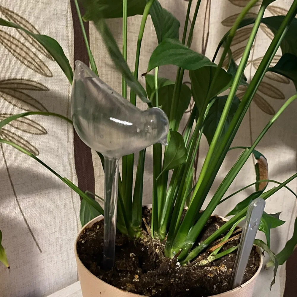 3-15 PC อัตโนมัติพืชรดน้ําหลอดไฟ Self Watering BIRD Shape น้ําอุปกรณ์หยดระบบชลประทานสําหรับ Home Garden ดอกไม้พืช