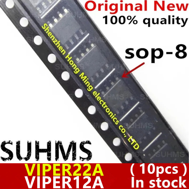 (10 Stück) 100 % neu VIPER22A VIPER22AS VIPER22ASTR VIPER22ASTR-E VIPER12A VIPER12AS VIPER12ASTR VIPER12ASTR-E sop8