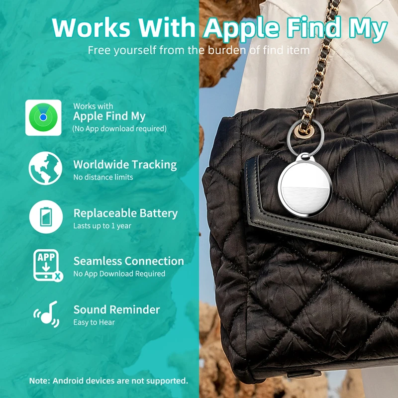 Xiaomi Mini Tag Tracker For Apple Ios System Find My App Child/Key Finder Pet Bike Bag Anti Lost Tracker Smart Bluetooth Airtag