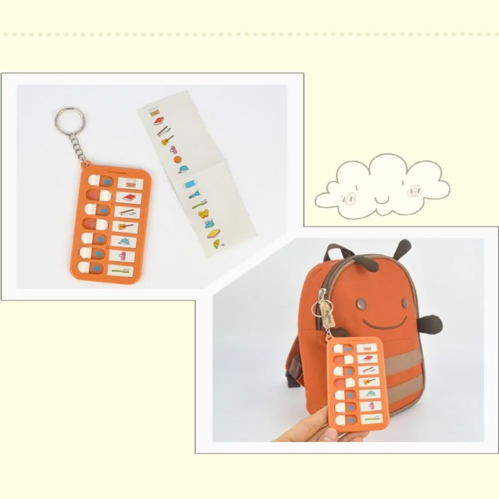 Daily Task Planning Board Self-discipline Punch Card Device Detachable Checklist Schedule Memo Student Stationery Supplies