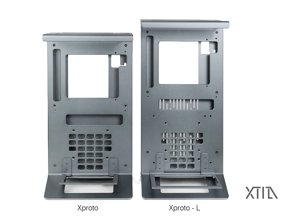 Custodia XTIA Xproto-L (V2) Cornice con layout apertoITX
