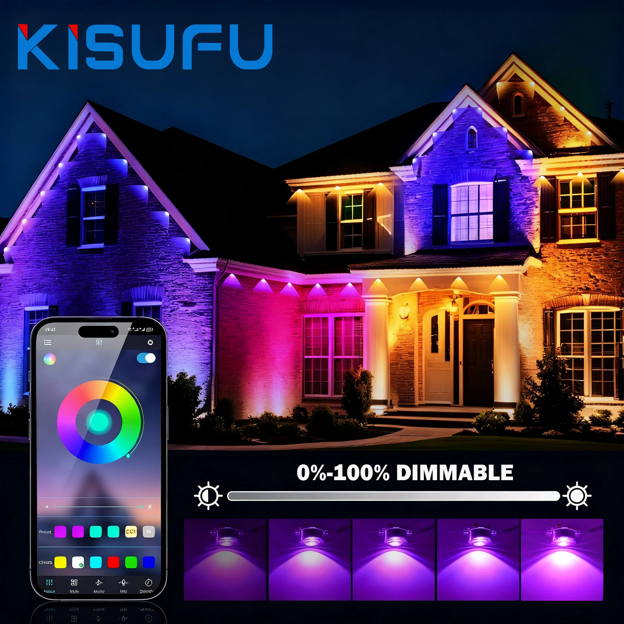 150 м, 90 м, 60 м, 15 м, умные RGB-подсветки, IP67, водонепроницаемые, с приложением и дистанционным управлением, таймер, регулируемые светодиодные гирлянды, домашний рождественский декор