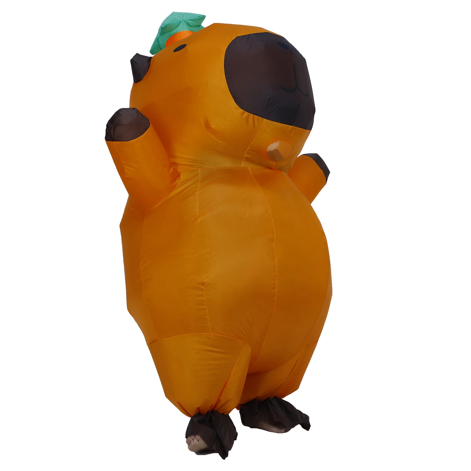 성인을위한 풍선 만화 Capibara 의상 멋진 할로윈 코스프레 파티 드레스 성능 풍선 의류 에어 블로우 슈트
