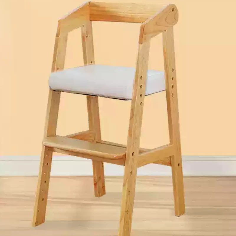 Haushalt cadeira infantil portátil, cadeira nórdica de balanço para bebês de meados do século, espreguiçadeiras para comer, cozinha ergonômica e macia