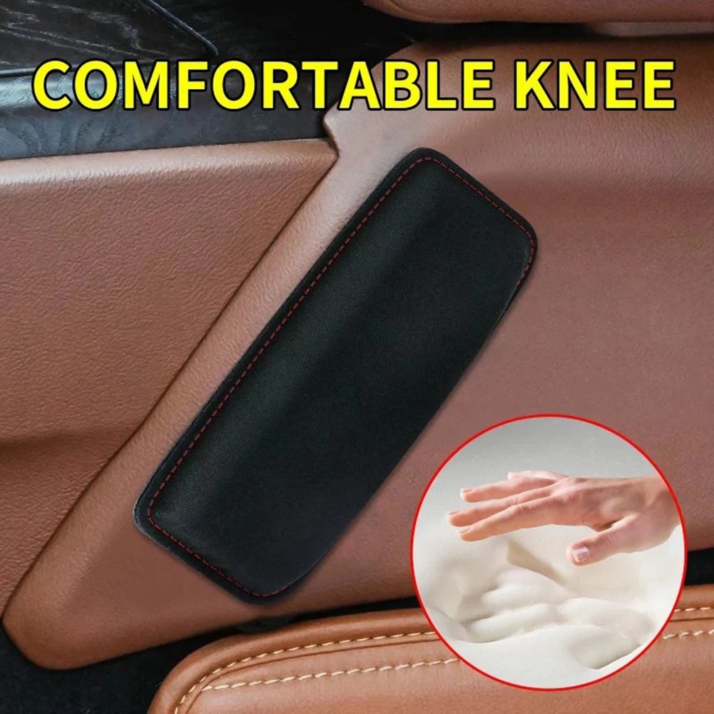 Komfortable Wildleder Auto Kissen Auto Knie Pad Auto Kissen Elastische Memory Foam Bein Pad Kopfstütze Im Auto Zubehör