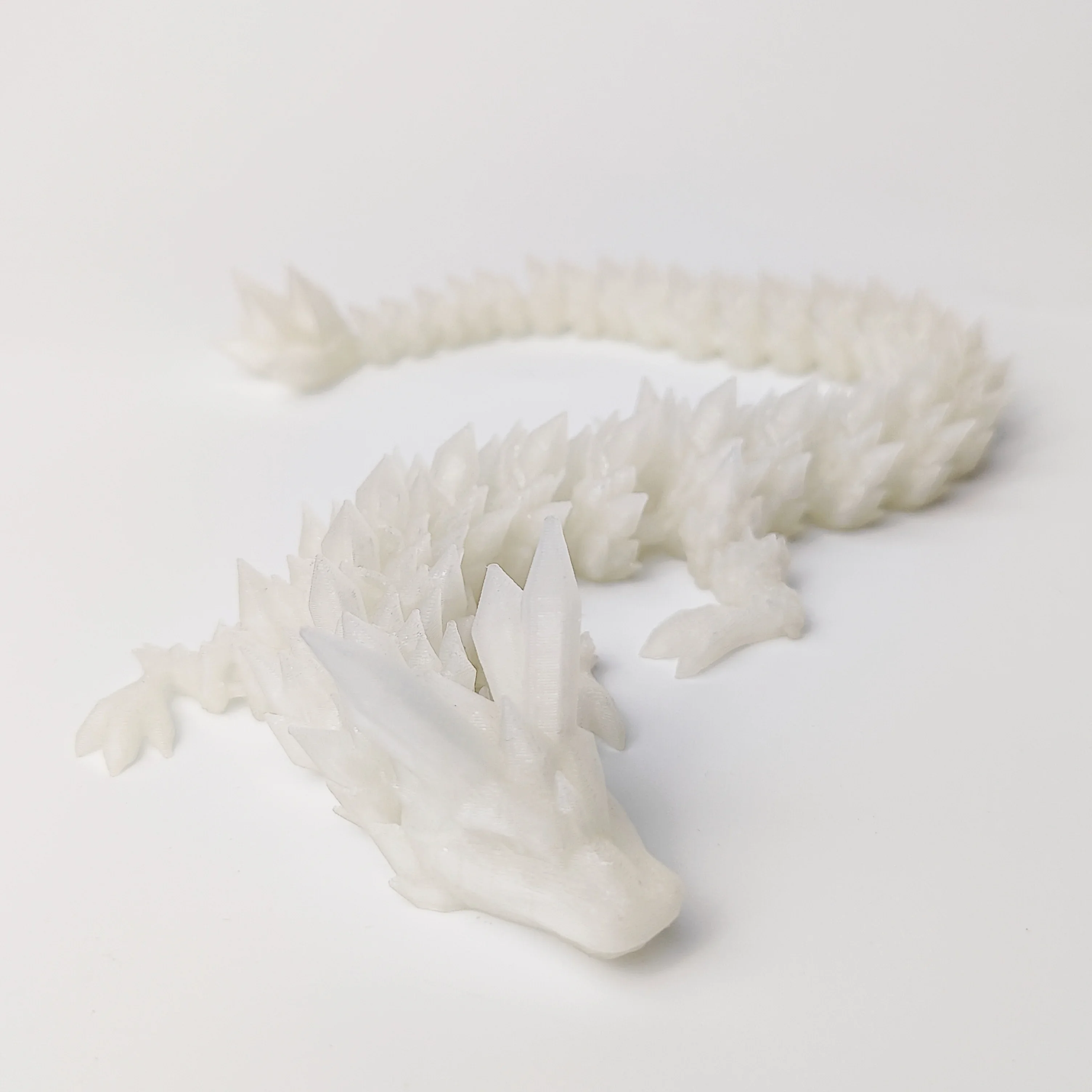 신성한 용 동상, 3D 인쇄 야간 조명 용 조각, 수족관 장식, 테마 성인 침실 데스크탑 장식품