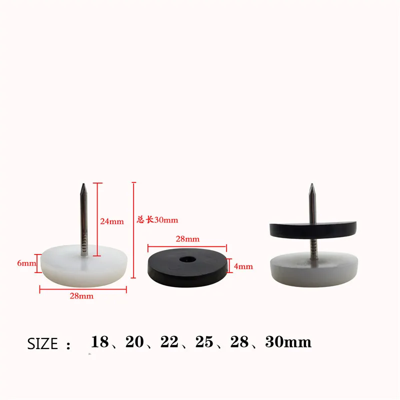 KK & FING 20 Chiếc Ghế Bàn Đồ Chân Dưới Chân Nhựa Miếng Lót Lướt Nhẹ Trượt Móng Sàn Gỗ Bảo Vệ Nội Thất tiếng Ồn Sát Thủ