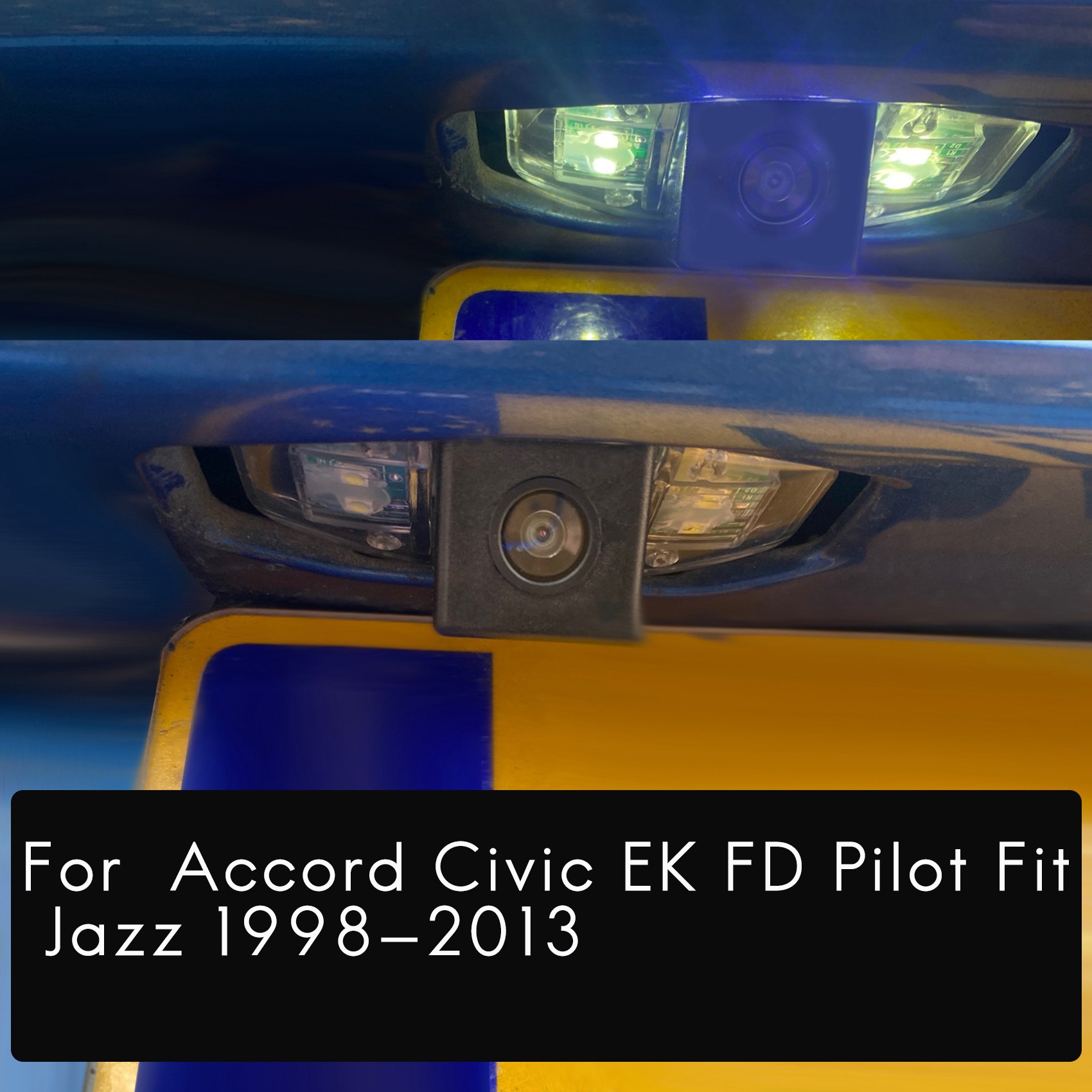 Cámara de visión trasera para coche, dispositivo de aparcamiento inverso para Honda Accord Civic EK FD Pilot Fit Jazz Acura TSX 1998-2013