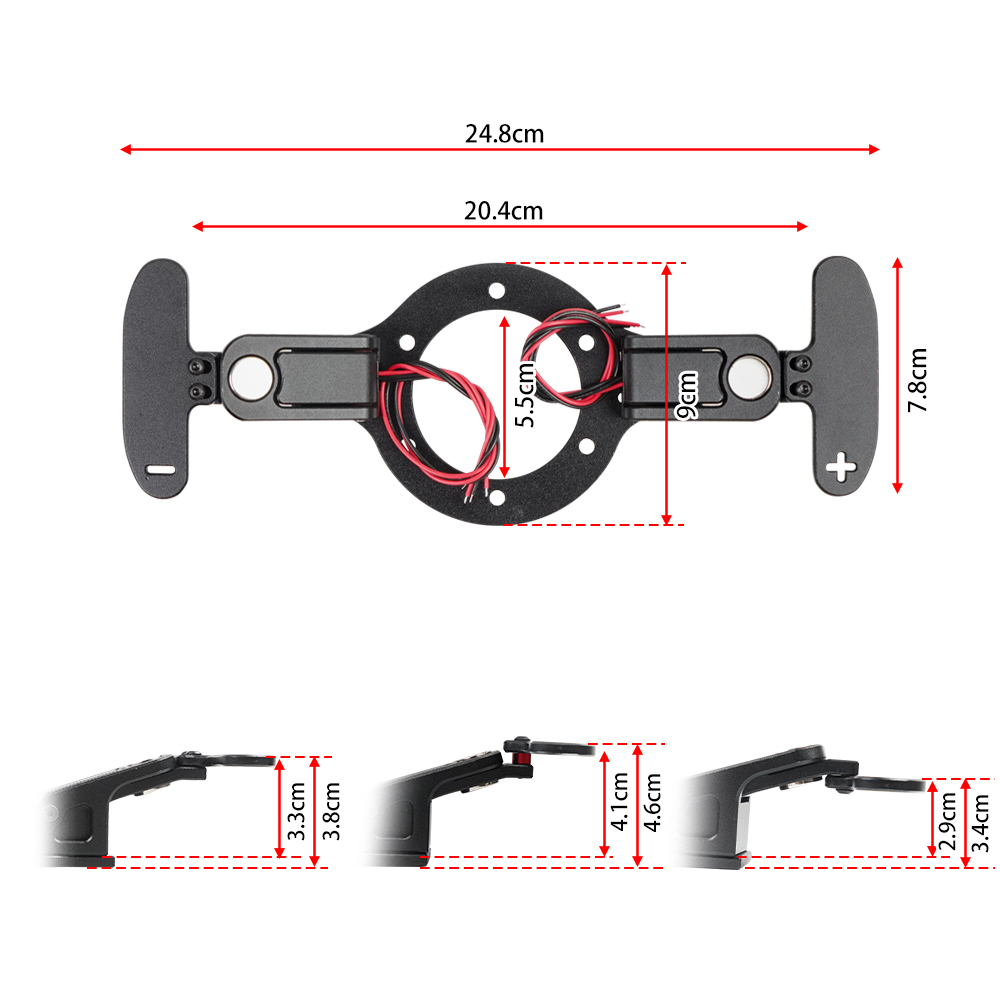 Racing Simulatie Stuurwiel Magnetische Shift Peddels voor Logitech 923 G29 G27 G25 G920 voor Thrustmaster