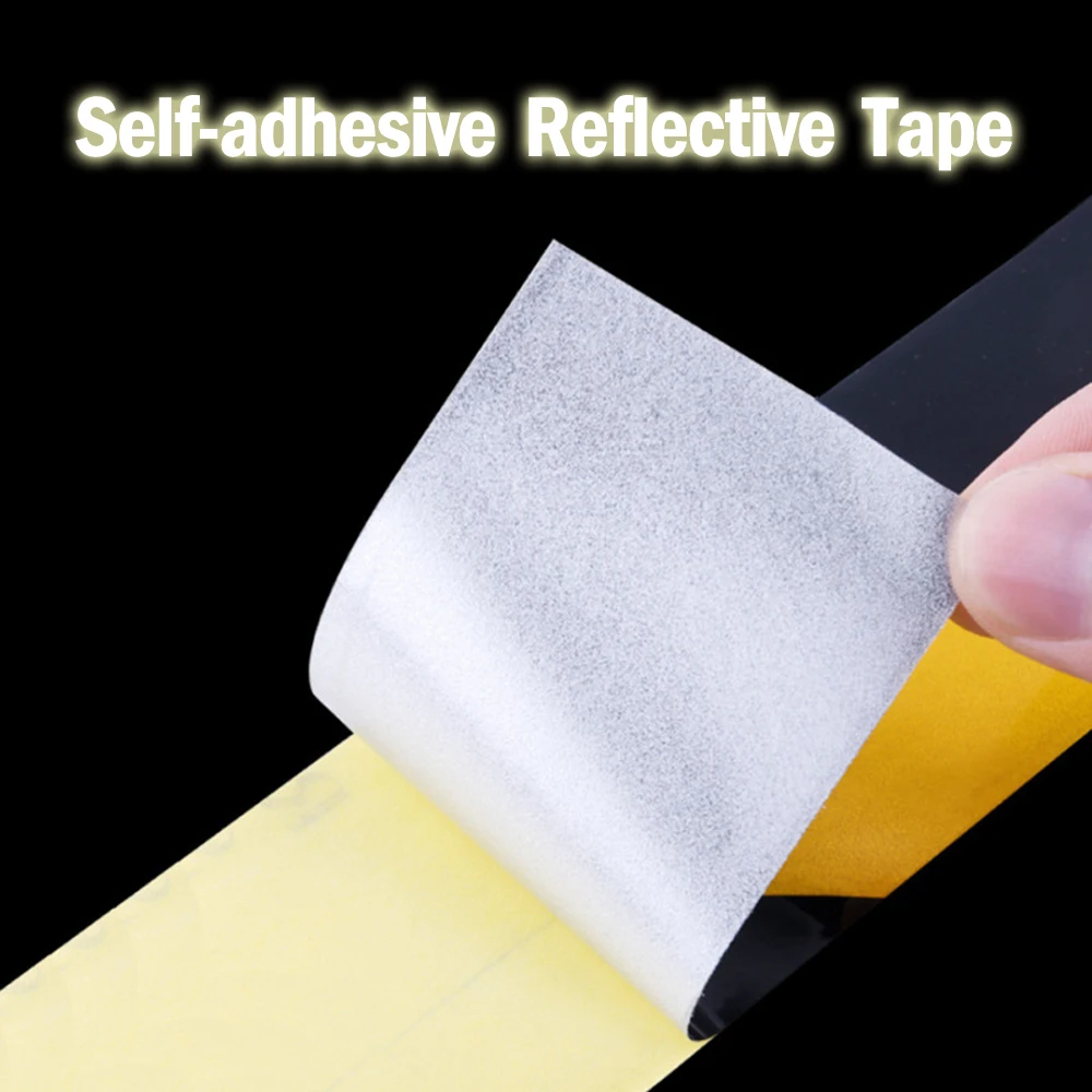 Waterproof Tape Strong Adhesive Caution Hazard Warning Tape Reflector Conspicuity Tape For Sign