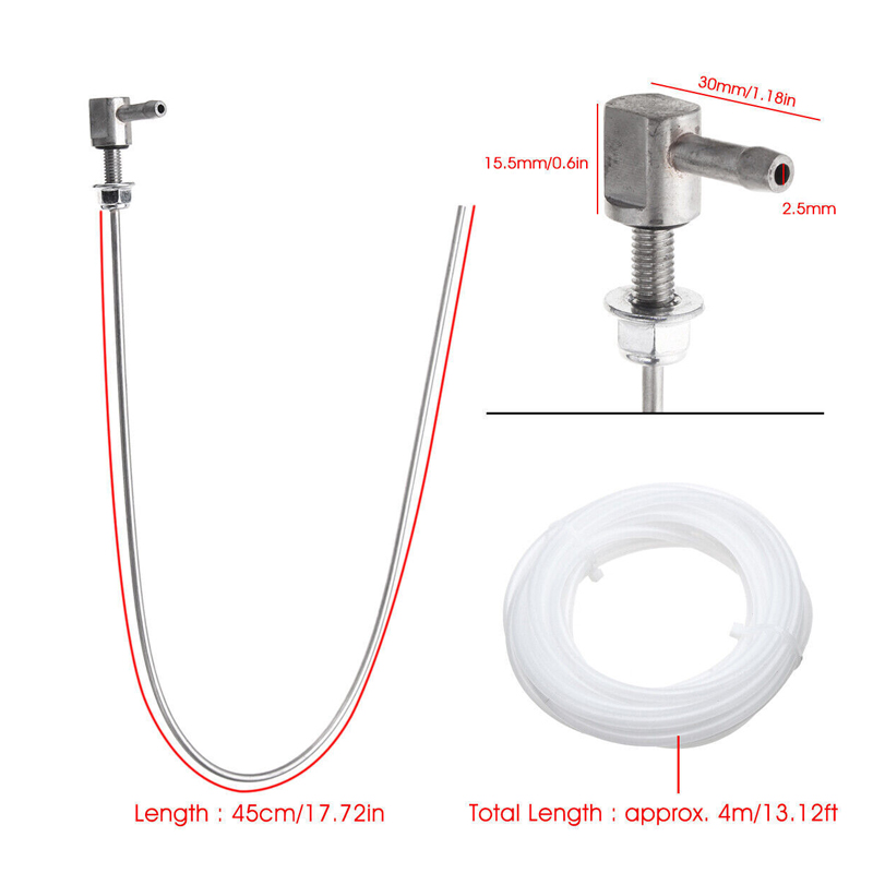Tubo aquecedor de ar para estacionamento de carro, tanque de combustível, kit de mangueira para webasto eberspacher, aquecedor diesel