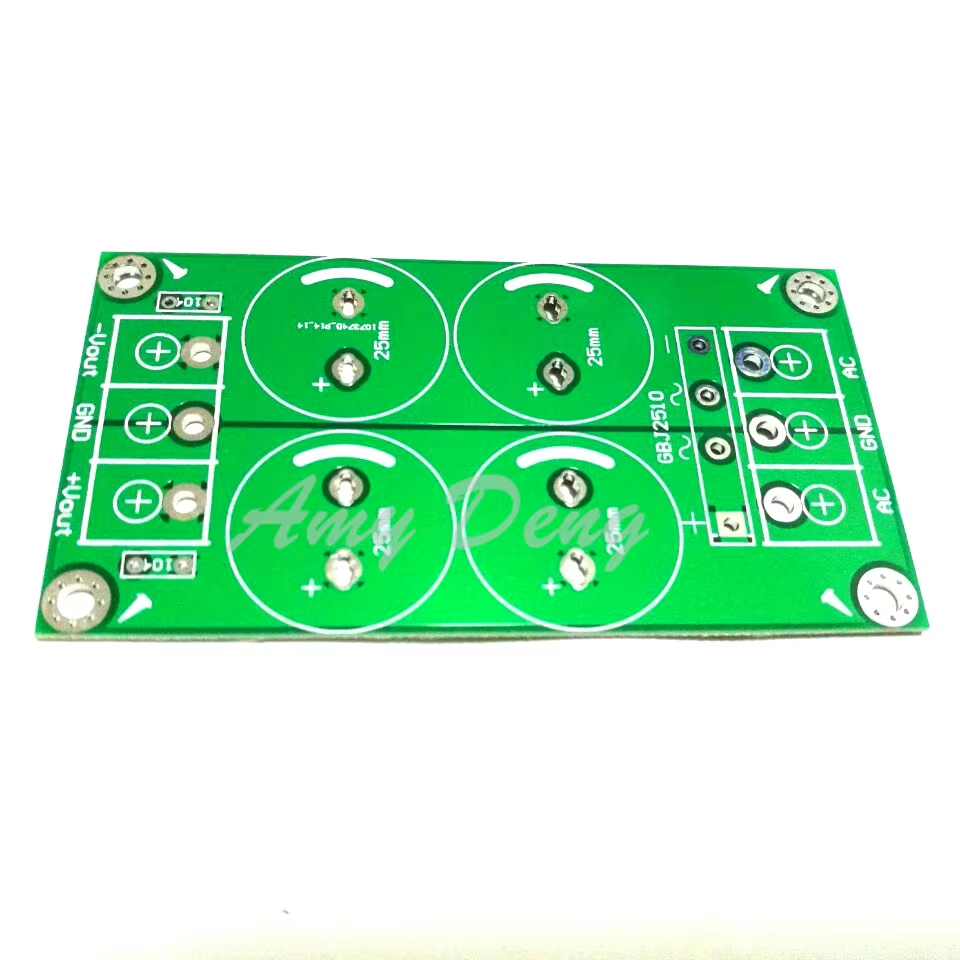 5 teile/los Leeres Brett. Hochleistungsverstärker. Einzelbrücken-Gleichrichterfilter-Leistungsplatine PCB (25 mm Kondensator *4)