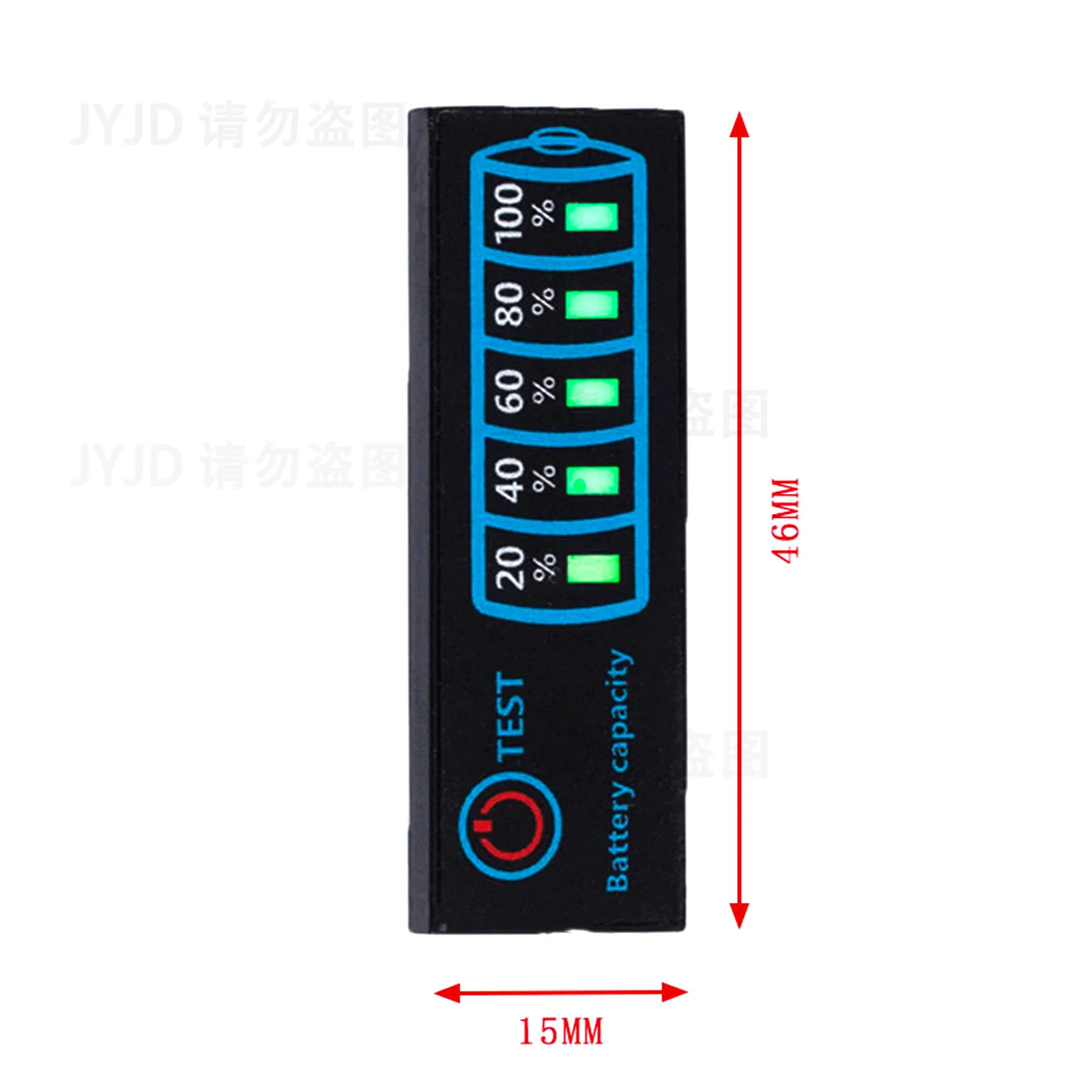 DC5V-30V 2-8S ตัวบ่งชี้ระดับแบตเตอรี่ Ternary แบตเตอรี่ลิเธียมแบตเตอรี่ลิเธียมเหล็กฟอสเฟตแบตเตอรี่ตะกั่วกรดความจุจอแสดงผล ...