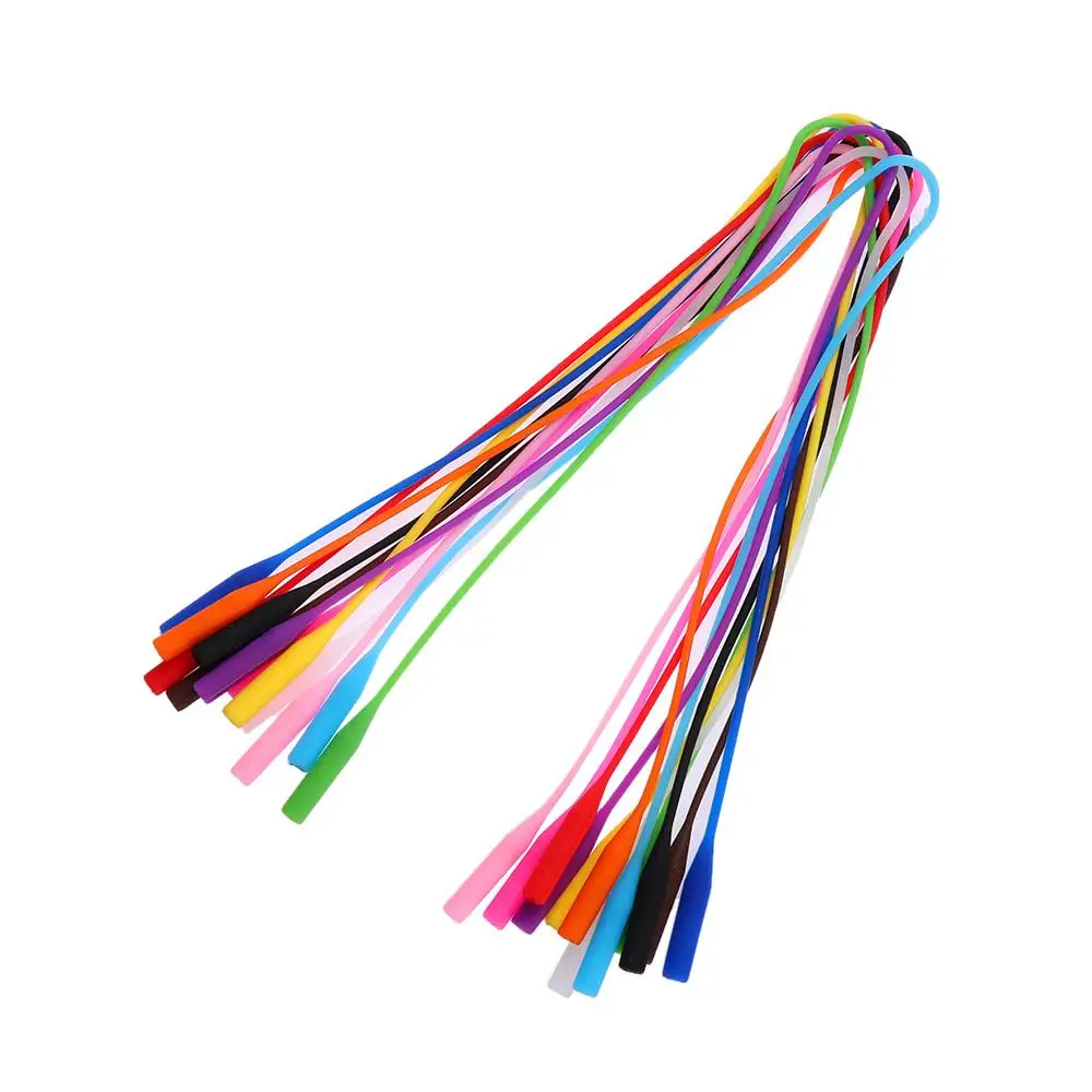 Correa de silicona para gafas de sol, cadena deportiva, cordón elástico antideslizante