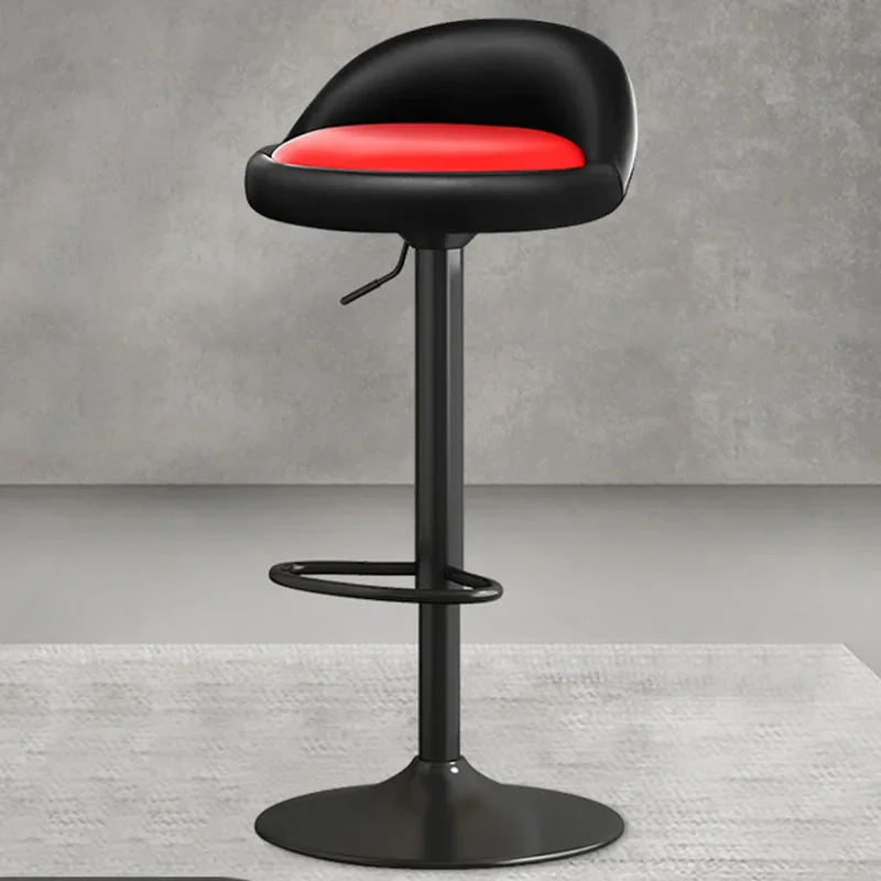 Silla de manicura con diseño moderno para el hogar, taburete alto para el desayuno, taburetes de cocina para exteriores