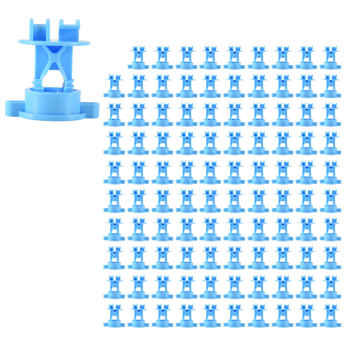 100Pcs Electric Fence Wire Insulators Pulse Electronic Fencing Accessories Middle Pole Insulator