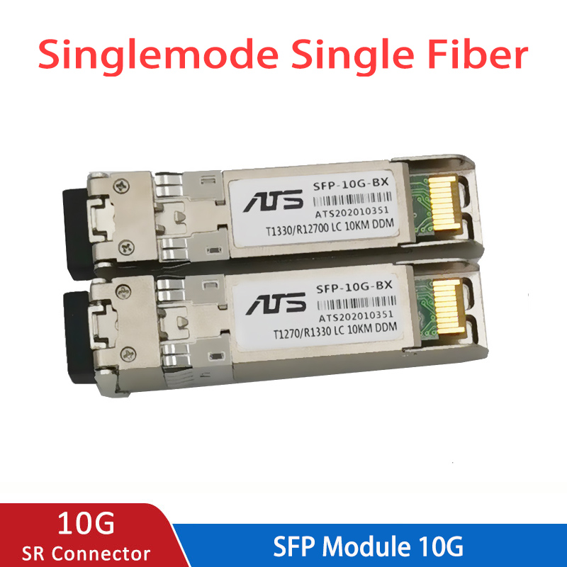 10G SFP-Modul BIDI 10GBASE Glasfaser-SFP-Transceiver-Modul SM LC Optikmodul Kompatibel mit mehreren Schaltern