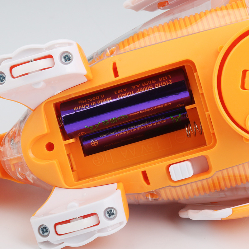 ไฟฟ้าโปร่งใสเกียร์ปลา Swing ปลาสีสันของเล่นดนตรีไฟฟ้าของเล่นสำหรับของขวัญเด็ก