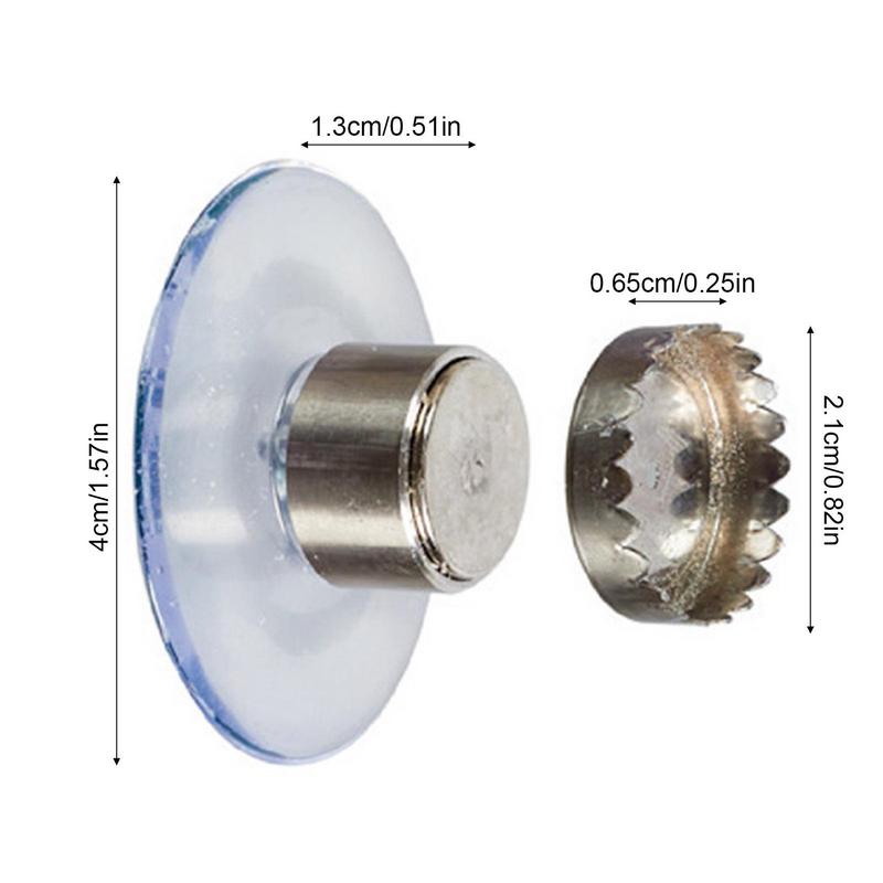 Suction Cup Soap Hanger Wall Mounted Soap Rack With Strong Magnet Removable Hanging Soap Holders For Bathroom And Shower