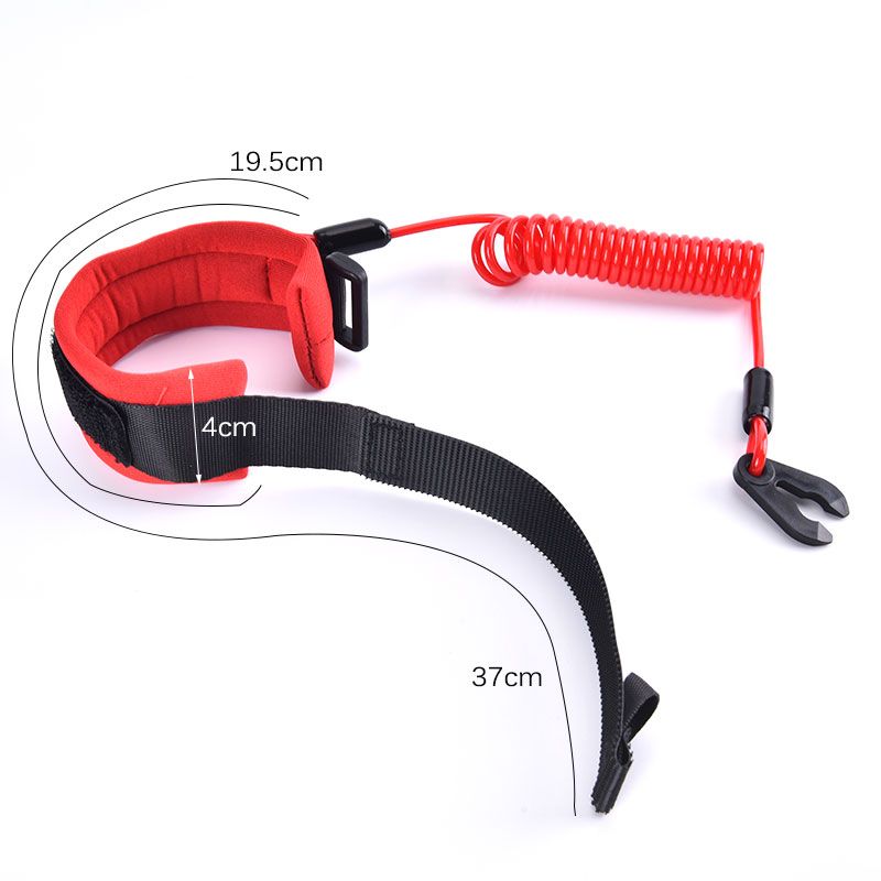 1PC Marine Buitenboordmotor Boot Motor Kill Stop Schakelaar voor YAMAHA Jet Ski Sleutel Touw Herinnering Touw Bootemergency Stop