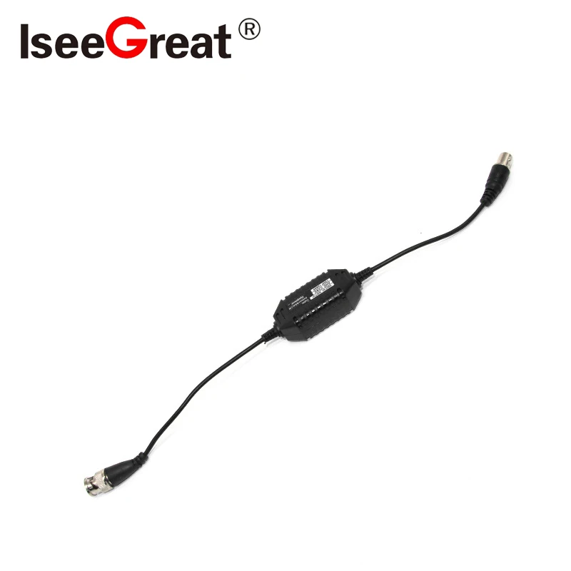 Ground Loop Isolator, Balun Video, อุปกรณ์ป้องกันการรบกวน, Jamproof สําหรับ TVI, CVI, AHD, CVBS, BNC, อุปกรณ์เสริมกล้องวงจรปิดชายกับหญิง