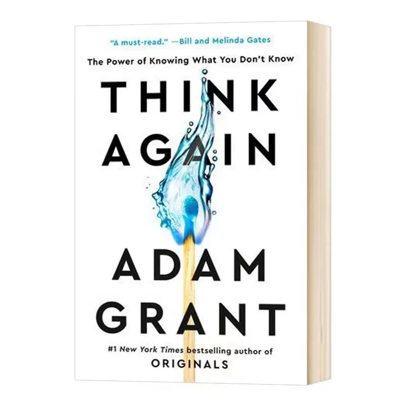 Piense de nuevo por Adam Grant El poder de conocer lo que no sabe # 1 libro más vendido en inglés