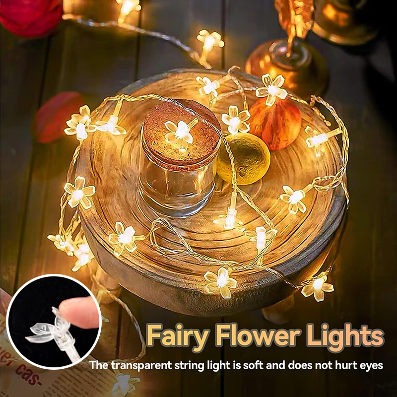 3-10M Warm White Cherry blossom light string led fairy string lights for Wedding Party Indoor garden home Decorations