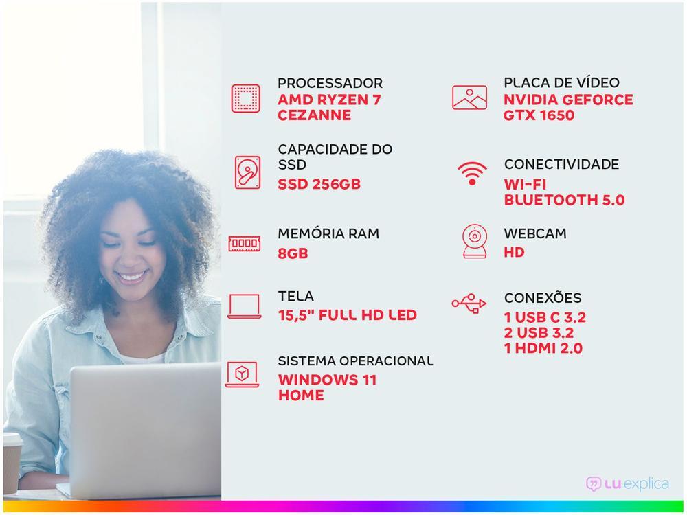 Notebook Gamer Lenovo IdeaPad Gaming 3i AMD Ryzen