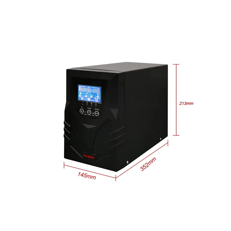 New Launch 1.0 Power Factor External Battery 1000 Watt Ups High Frequency Online Ups 1 Kva
