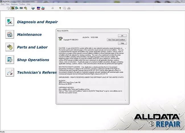 El más nuevo software de reparación de automóviles Alldata Repair 10.53v Software de todos los datos para automóviles con soporte técnico para automóviles y camiones instalación gratuita