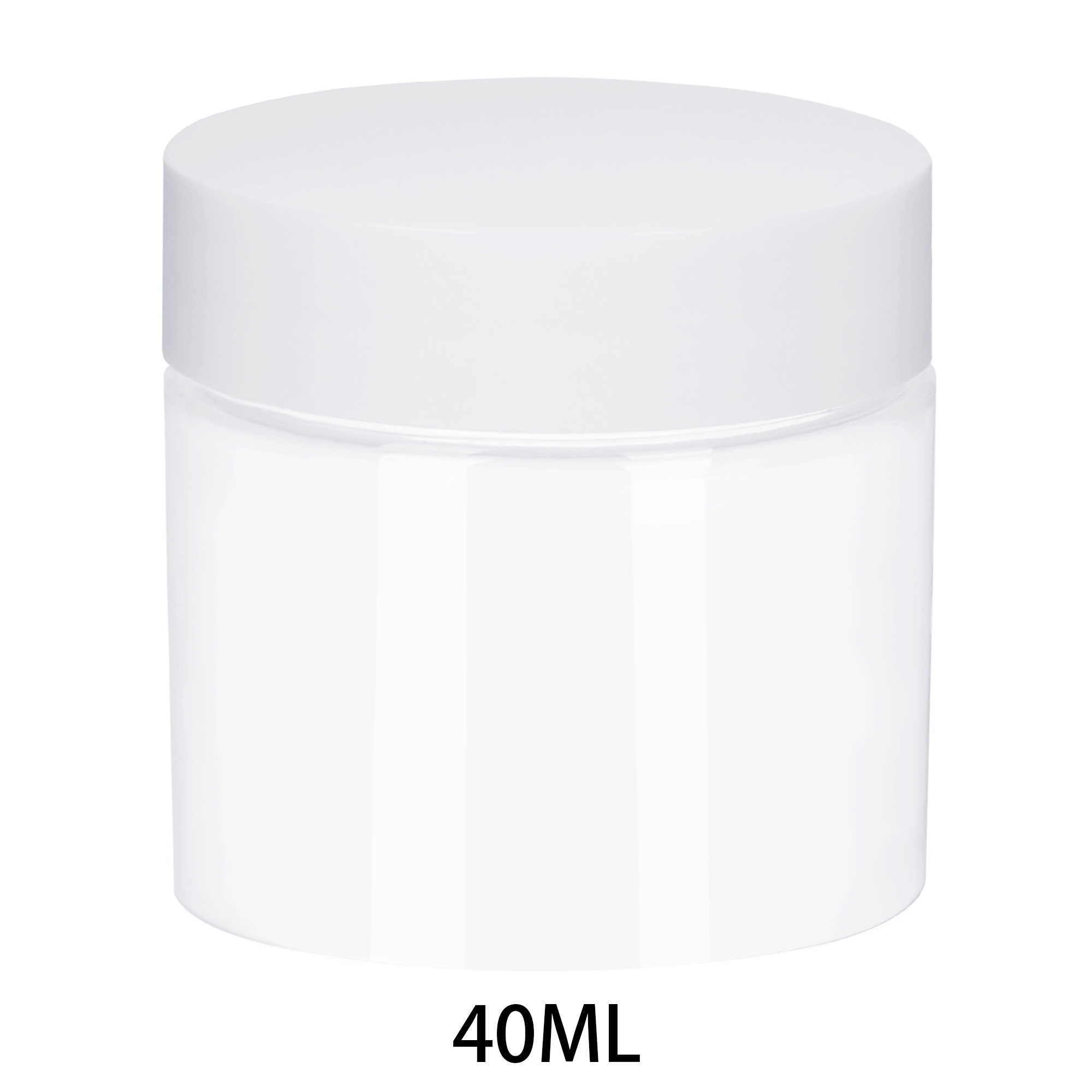 6pcs 30/40/50/60/80ml Empty Plastic Cosmetic Makeup Jar Pots Transparent Sample Bottles Eyeshadow Cream Lip Balm Container