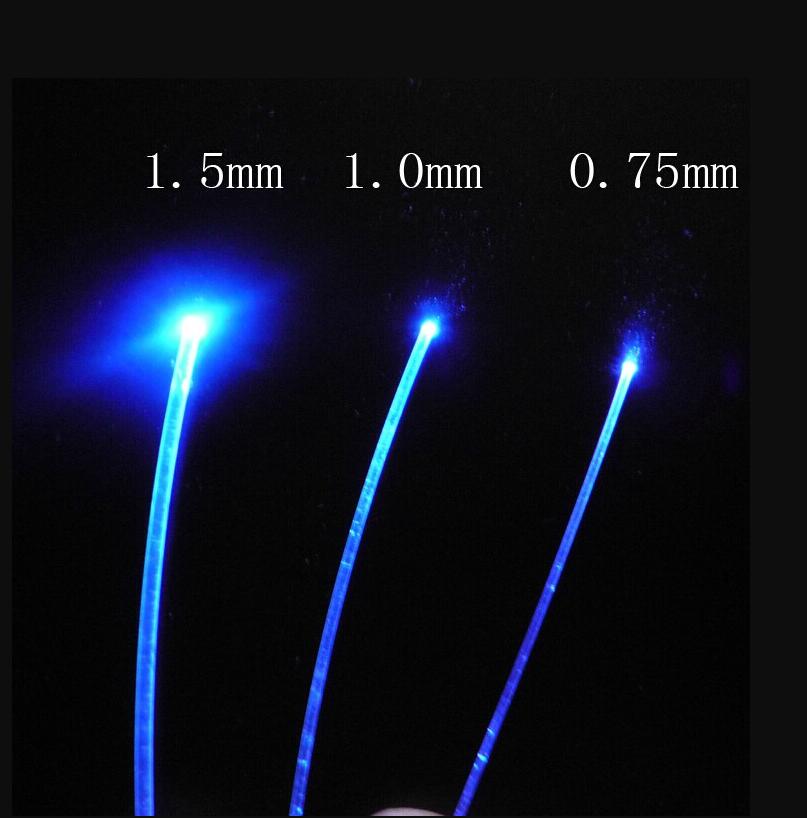0.75MM/1.0MM/1.5MM Fiber Optic Light Strands for DIY Optic Fiber Light Lighting Chandelier or Ceiling Decorating Solution