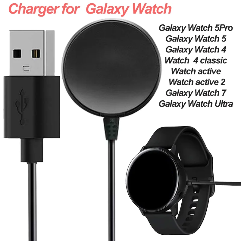 Carregador de cabo usb tipo c pd para samsung galaxy watch 6/5/pro/4/3 41mm 45mm ativo 2 40mm 44mm watch6 clássico 43mm 47mm 42mm 46mm