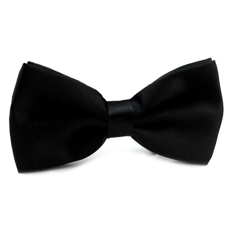 Classique hommes noeud papillon garçons filles enfants noeud papillon mode couleur unie vert rouge noir blanc vert cravates de mariage accessoires