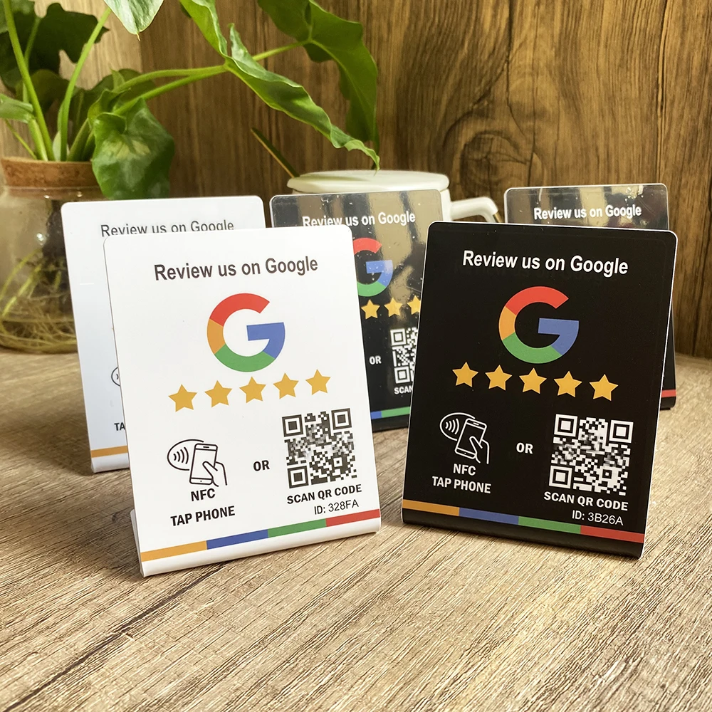 Trustpilot Tripadvisor Подставка для обзора Google Review Стол станции NFC Кронштейн марки QR Scan
