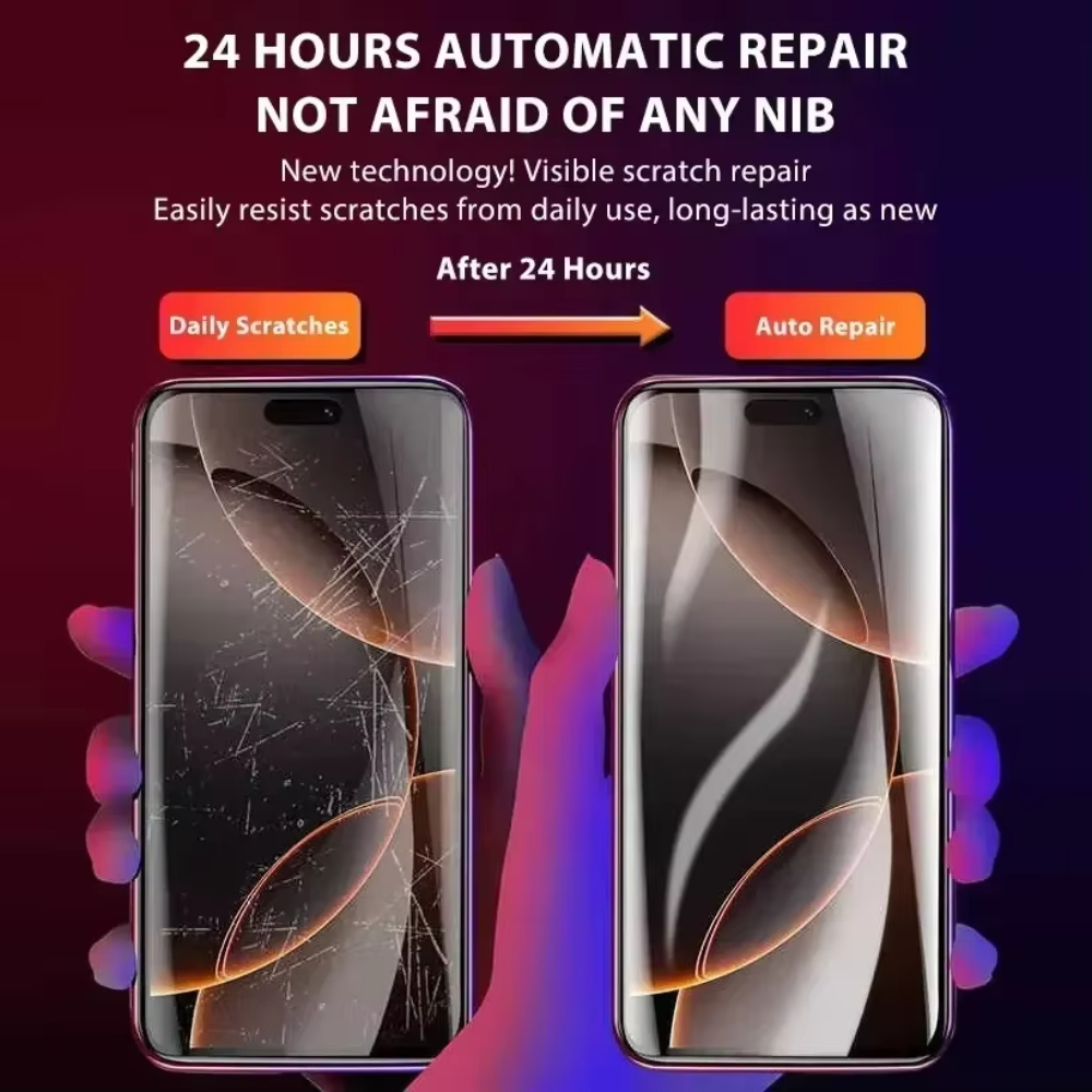 NNBILI 5Pcs Hydrogel Film Für IPhone 16 14 13 12 11 15 Pro Max Mini 14 15 16 Plus Screen Protector für IPhone X XR XS Nicht Glas