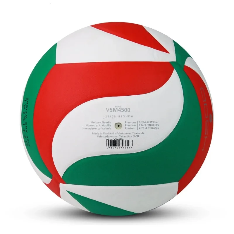 Molten วอลเลย์บอลขนาด 5 วอลเลย์บอล PU Ball สําหรับนักเรียนผู้ใหญ่และวัยรุ่นการแข่งขันการฝึกอบรมกลางแจ้งในร่ม FLISTATEC