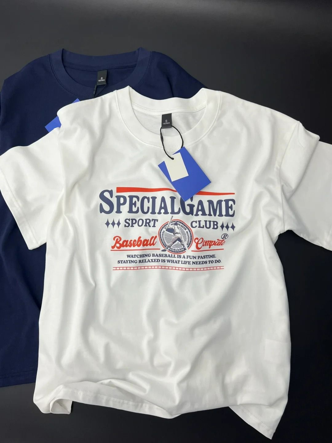 Cseta Casual de Aodão com Estampa de Letras Retro Americana para Homens e Mulheres, Manga Curta, Confortável e Solta, Mo...