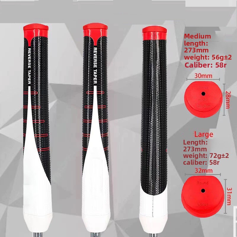 ใหม่กอล์ฟคลับ PU Reverse Taper รอบมือโฟม ULTRA LIGHT Putter Grip กอล์ฟพัตเตอร์ Grips ขนาดกลาง/ใหญ่