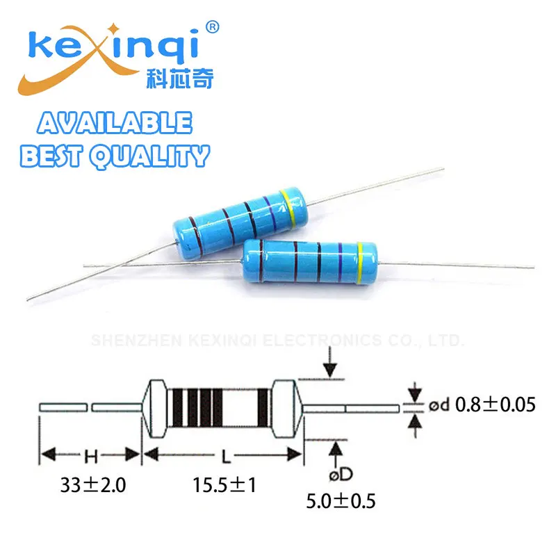 10 Uds 2W resistencia de película metálica 1% 0.1R ~ 2,2 M 0,1 0,15 0,18 0,22 0,24 0,27 0,3 0,33 0,36 0,39 0,43 0,47 0,56 0,68 0,75 0,82 1M Ohm