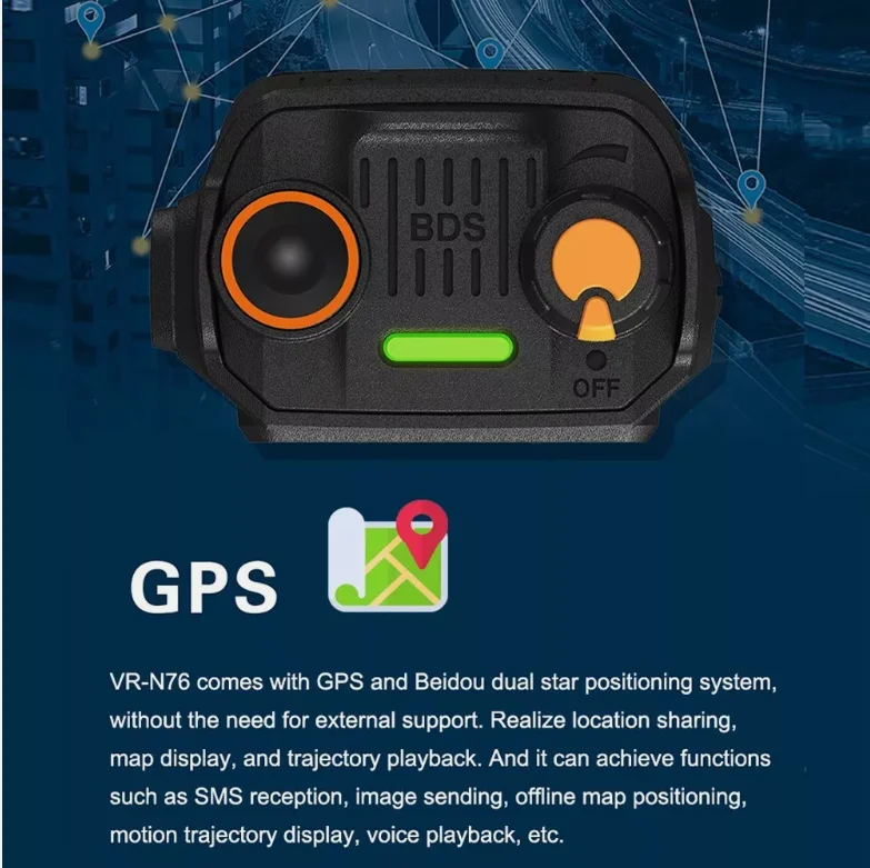 VR-N76 IP67 Портативный UHF VHF двухдиапазонный IP67 2-стороннее радио Bluetooth GPS APRS/BSS