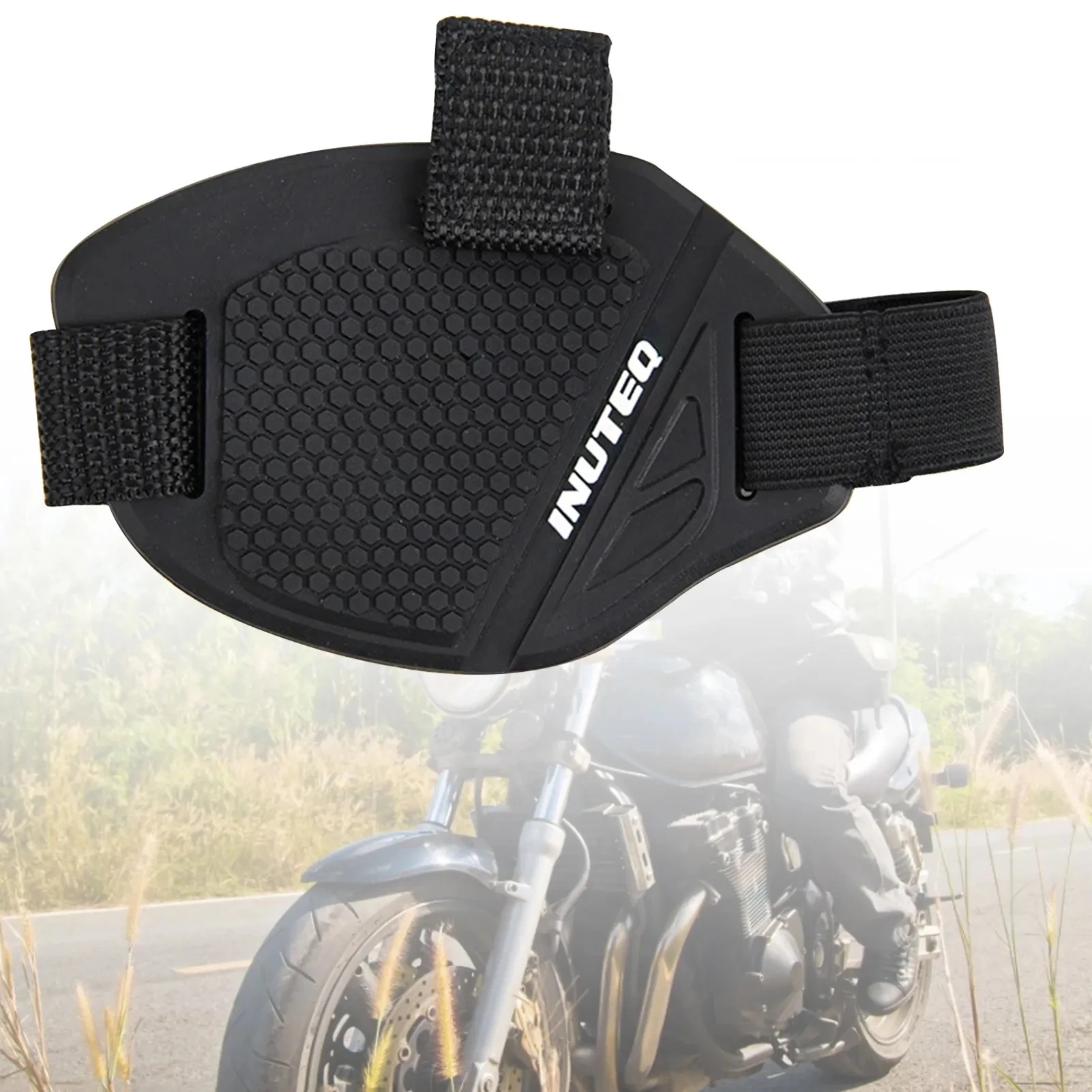 1pc Motorrad Shift Pad Gummi Boot Schutzhülle Einstellbare Shifter Schild Anti Slip Pad Schuh Abdeckung Schutz