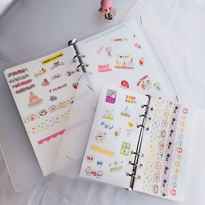 A5 A6 A7 weißes Release-Papier, lose Blätter, Aufbewahrungsbuch, 40 Blatt für Washi Tape Masking Tape Zubehör, Scrapbooking, DIY-Werkzeug