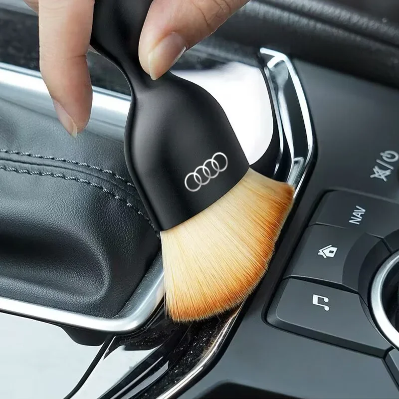 Car Air Conditioner Outlet Dashboard Cleaning Brush Auto Interior Dust Brush for Audis Sline TT A1 A2 A3 A4 A5 A6 A7 A8 8P B6 B7