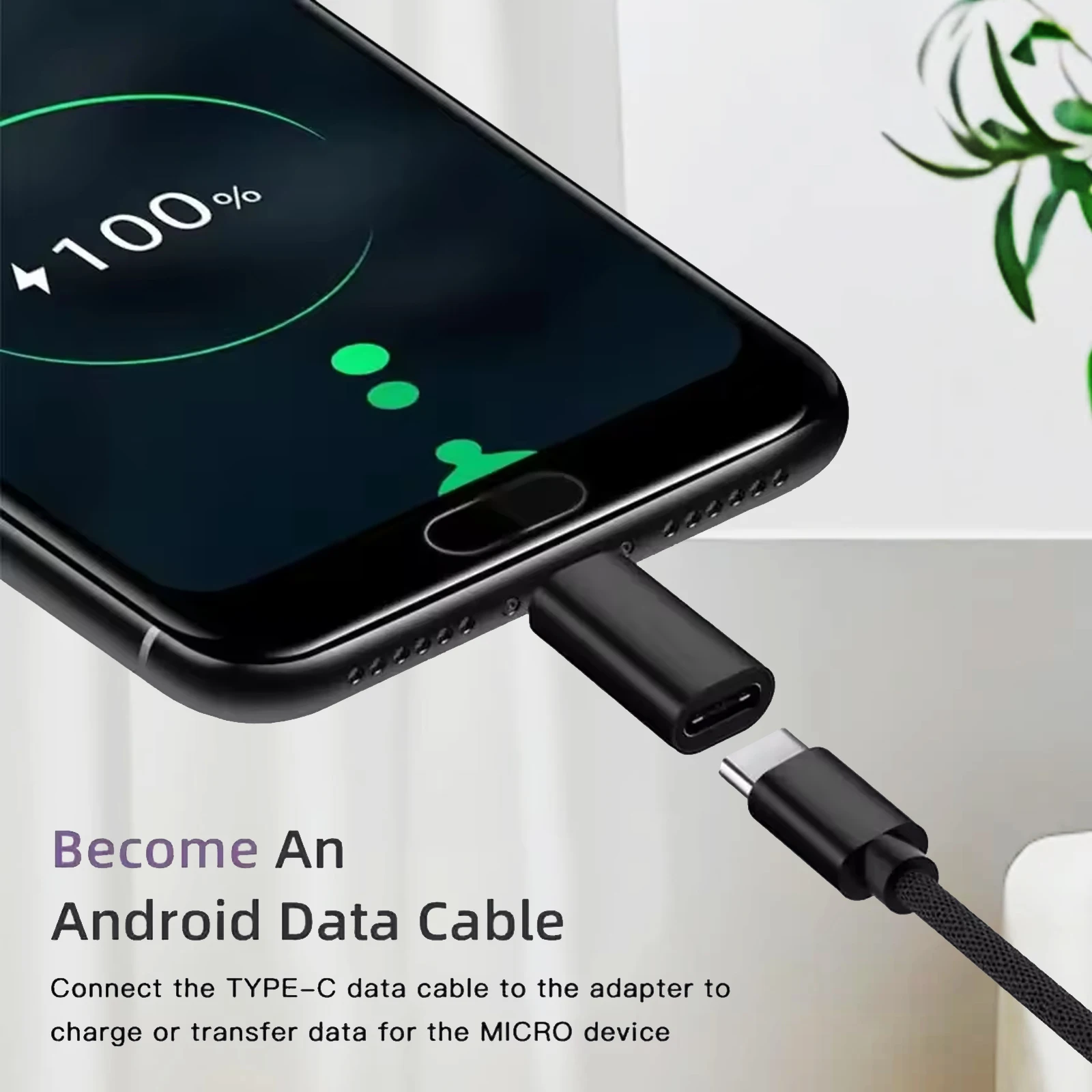 5 Stück USB-C-Adapter: USB 3.0 OTG, Micro-USB auf USB-C, für Smartphones, Laptops, PCs und mehr
